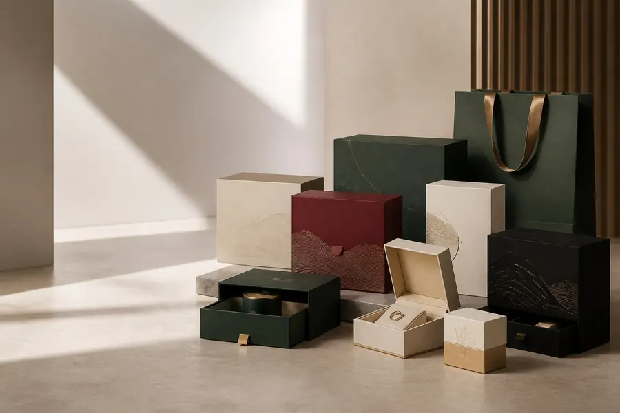 Custom paper packaging manufactured by HCH Packaging